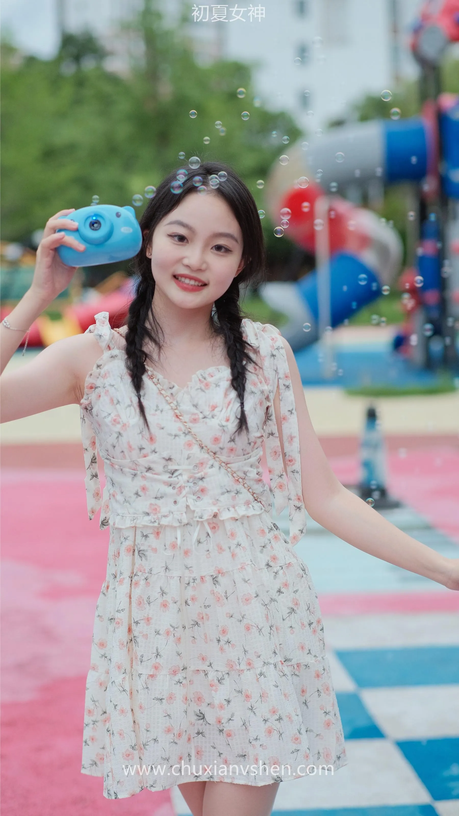 初夏女神 NO.050 双双 公园游玩 [221P]插图5